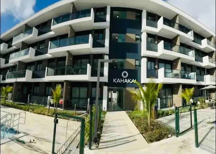 Flat em Muro Alto Porto de Galinhas com Piscina, Ar-condicionado e Cozinha Equipada